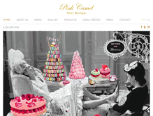 Tablet Screenshot of pink-camel.com